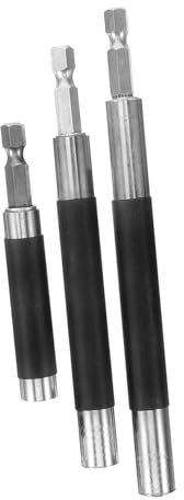 OSALADI Porta Punte Magnetico Telescopico Regolabile 3 Pezzi Biella Esagonale Per Trapano Estensione Per Spazi Ristretti Set Asta Di Prolunga Per Accessori Da Lavoro Professionale