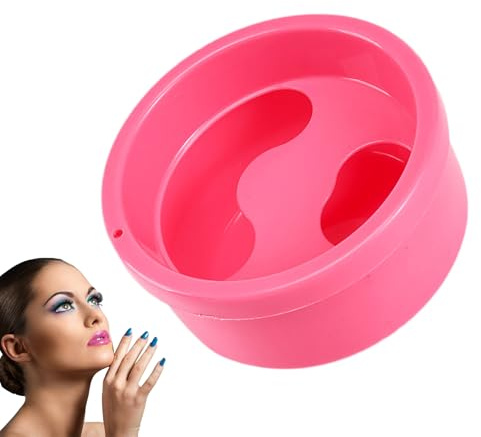 Cuenco de manicura para remojo de manos, cuenco de remojo para el cuidado | de cutículas, preparación de eliminación de esmalte, herramienta reutilizable de spa para abdominales | Salón y doméstico