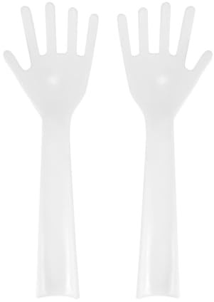 ALCXAZS Tenedores de ensalada de 2 piezas Diseño lindo Cubiertos para servir Pinzas reutilizables Utensilios cocina
