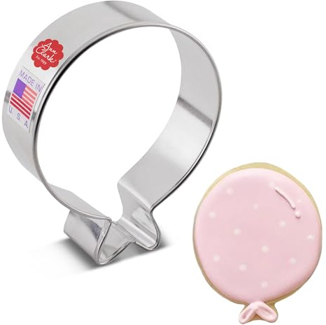 Ann Clark kakskärare för ballong – 8,4 cm – plåtpläterat stål