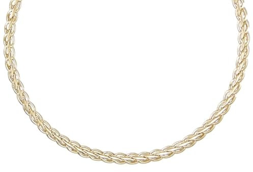 L'Atelier d'Azur - Collier Femme Maille Palmier - Or Jaune