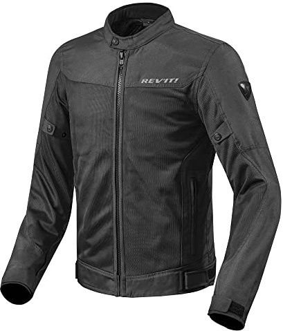 REV'IT! Motorradjacke mit Protektoren Motorrad Jacke Eclipse Textiljacke schwarz L, Herren, Tourer, Ganzjährig