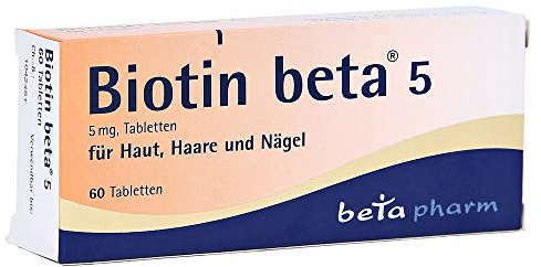 BIOTIN BETA 5 Tabletten 60 St