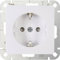 Kopp simple Insert Prise 2P+T HK05 blanc arctique 920602002