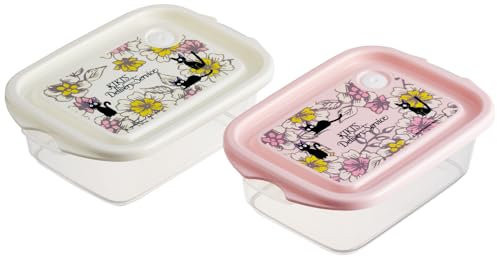 Skater FCN2W Sealing Container, 16.9 fl oz (500 ml), Set of 2, Elegance, Ghibli, Made in Japan