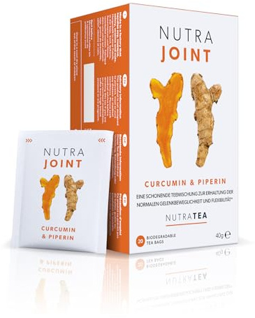 NutraJoint - Thé des soins articulaires | Thé de l'arthrite - Soulagement des articulations douloureuses - 40 Sachets de thé enveloppés - par NutraTea - Tisane – (2 paquets)