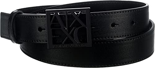 Armani Exchange Black Susi M bälte dam, svart, 75