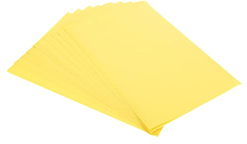 PATIKIL PCB Scheda di Circuito, 50 Pezzi 300 x 210 x 0,1mm Carta a Trasferimento Termico, Gialla