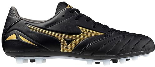 Mizuno Unisex Morelia Neo Iv Pro Ag Fußballschuhe, schwarz Gold schwarz, 44 EU