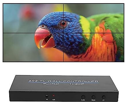 HDMI-bildskarvningsenhet, 1080P2x2 TV-väggbildskarvningsprocessor, Flera Skarvningslägen, Stöddator, Set-top Box, Notebook, PS3/4 Och Andra Inmatningsenheter
