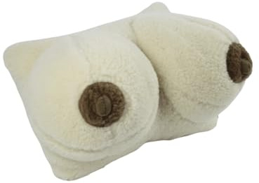 Perfect Wool Cuscini per il seno in morbida lana merino Cuscini per il seno – Relax originale per la casa, fatti a mano – Cuscini per coccole – Gadget per uomo
