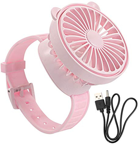 MAGICLULU Orologio Con Ventilatore Portatile Per Bambini Ricarica Usb Mini Ventilatore Da Polso Lunghezza Regolabile Stile Alla Moda
