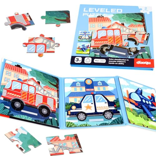 NEBURORA Puzzles magnétiques pour Tout-Petits, Jouets de Voyage éducatifs pour Enfants de 2 à 5 Ans, Jouets d'activités pour l'apprentissage préscolaire, Cadeaux d'anniversaire pour Enfants