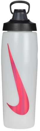 Nike Tankflasche, 680 ml, mit Verschlussdeckel, auslaufsicher, leicht, Sport-Trinkflasche