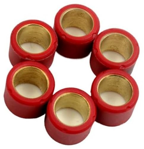 MKVAXR Jeu de Rouleaux de variateur for Scooter 16x13 mm 50 CC 4 Temps, for Django Kisbee V-Clic Disponible en Poids de 4 g à 7 g Masses de Galets de variateur pour Scooter(Black 16x13mm 6.5g)