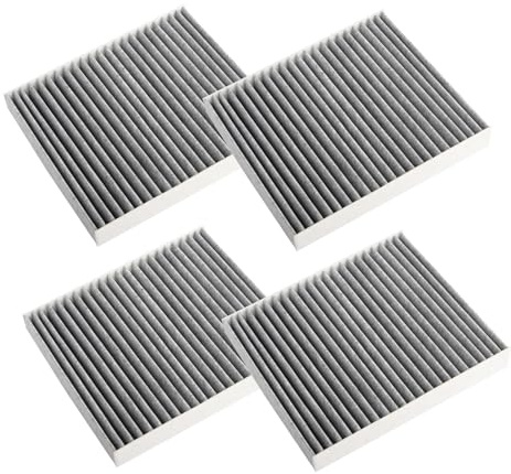 4Pcs Cabin Air Filter with Activated Carbon Replace AF55839 PA30093 P640110 CAF1815P Fit for Kenworth T660 T680 T700 T800 T880 W900 Peterbilt 567 579 International Lonestar HV507 HV513 HV607 HV613
