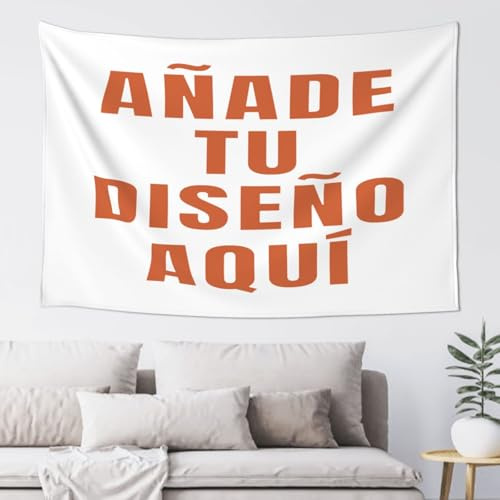 Posters para pared personalizado Tapices de pared Agrega tu texto/logo/foto personalizada tapiz pared de Sala de Bodas, para Obsequios Conmemorativos Familiares 95 cm x 73 cm