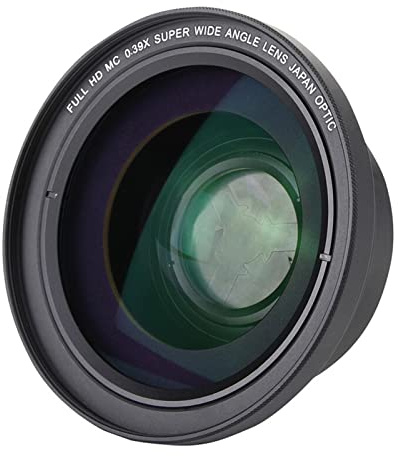 37mm 2 en 1 HD 0.39X 0.45X Lente Macro Gran Angular for cámara de Video 2X Teleobjetivo Zoom Videocámara Lente Teleconvertidor Regalo para Principiantes