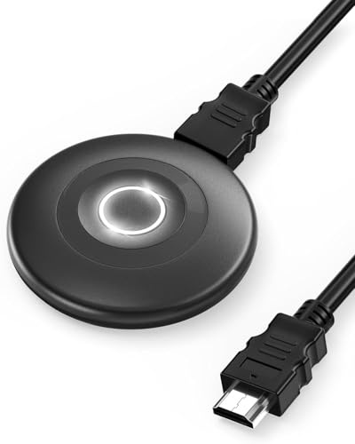 2026 Real 4K iOS Wireless HDMI Display Adapter, True 4K 5G+2.4G HDMI Wireless Miracast AirPlay Dongle, Screen Mirroring Extender Video/Audio Cast for Laptop/PC/Smartphone to HDTV/Projector/Monitor