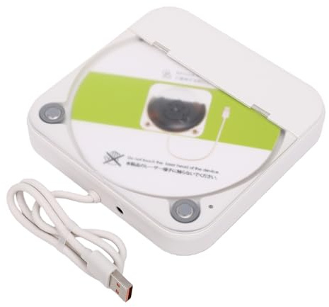 Fabater Lecteur CD USB pour Voiture Compatible Multi-Format Stabilité Sonore Améliorée pour Les Voitures et Plus ABS 1 unité