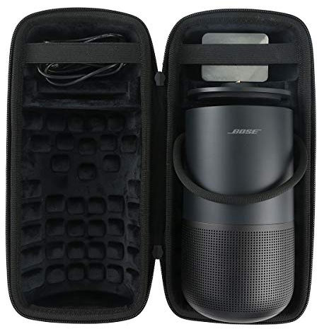 co2CREA Hart Reiseschutzhülle Etui Tasche für Bose Portable Smart Speaker Case Etui Tragetasche,Nur hülle