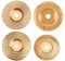 ASNOMY 4Pcs Disque Bois Meuleuse en Bois en Carbure de Tungstène pour Façonner, Meuler et Couper - Compatible avec Meuleuses d'angle 115 mm ou 125mm