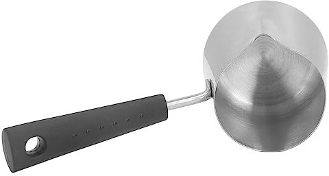 Scaldavivande e pentola riscaldante per caffè da 350 ml in acciaio inox, per cioccolato, latte, uso su fornello a gas