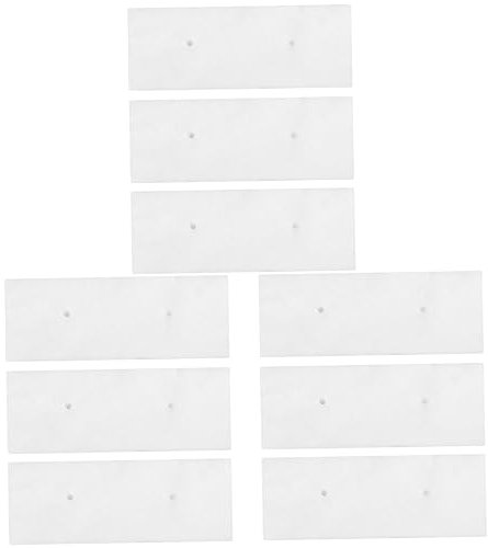 DOITOOL 90 STK Glas Wisch Zubehör Paket Fenster Putzen Reinigungsmittel Haushalt Magnetische Reinigungswerkzeuge Gummiband Fensterputzer Wischer Weiß Doppelseitig Baumwollfilz