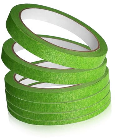 SHINEOFI 5rollen Malerband Abdeckklebeband Krepppapierband Für Aquarellpapier Diy-klebeband Zum Autolackieren Mit Klebstoff