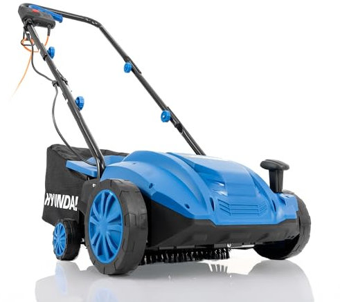 Hyundai Spazzola artificiale elettrica della spazzatrice dell'erba e del prato inglese di 1500W 32cm