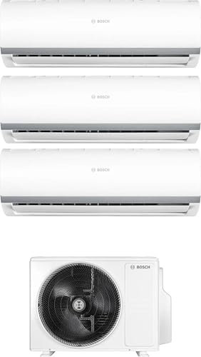 3x CL2000U W 35 E + CL5000M 82/4 E - Climatizzatore 12000 btu, Trial Split, con Pompa di calore, Classe energetica A++/A+