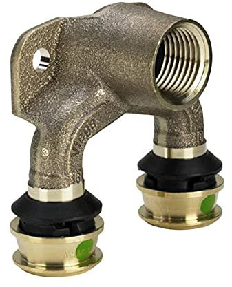 Viega Raxofix Doppel Wandscheibe 16 x 1/2 x 16 Pressfitting