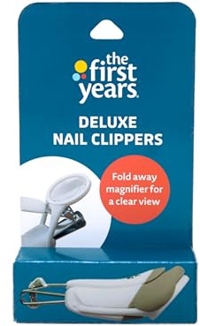 The First Years American Red Cross Deluxe Nail Clipper with Magnifier