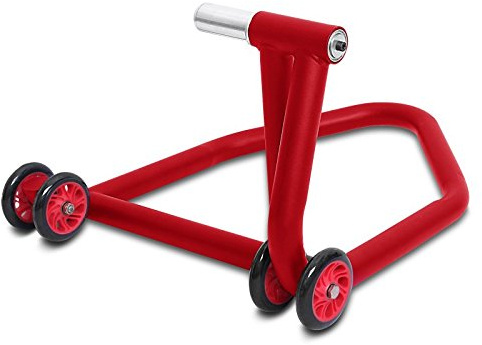 ConStands - Motorrad Montageständer kompatibel mit Ducati Hypermotard 950/ SP 19-25 Rot Hinterrad Einarmständer Single One