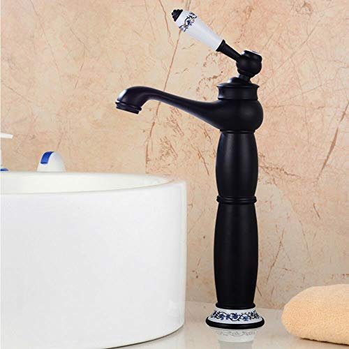 Retro Badarmatur Nostalgie Wasserhahn YUNRUX Waschbecken Wasserhahn Einhebel Mischbatterie Waschtisch Armatur Waschtischarmatur Wasschbecken Einhandmischer Bad Faucet Wannen Armatur Badewanne