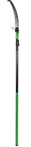 Hooyman 14ft Pole Saw with Heavy Duty Construction, Ergonomic No-Slip H-Grip Handle, and Megabite Teeth for Gardening, Land Management, Yard Work, Farming, and Outdoors