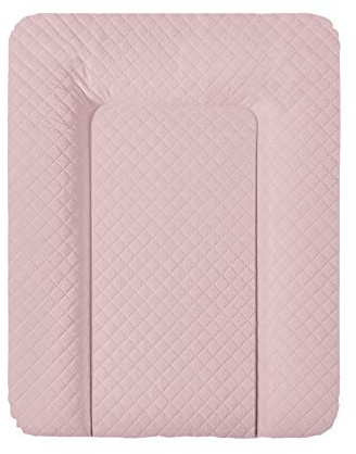 Wickelauflage Wickelunterlage Wickeltischauflage 80x75 cm, 50x70 cm, 70x75 cm Abwaschbar gesteppt - Pink 50x70 cm
