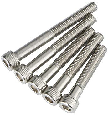 Sechskantschrauben der Güteklasse 12,9, vernickelte hochfeste Schrauben M4, Maschinenschrauben mit Bolzenbecherkopf, Zylinderkopfschrauben-M4 * 16 【20 Tabletten】
