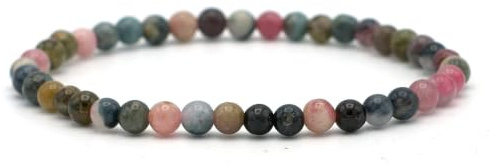 Edelstein Armband runden Perlen aus Naturstein – Handgefertigtes Schmuckstück für Damen & Herren – Durchmesser 17–19 cm – Geschenk für Damen & Herren - Licht, Intuition & Innere Reise
