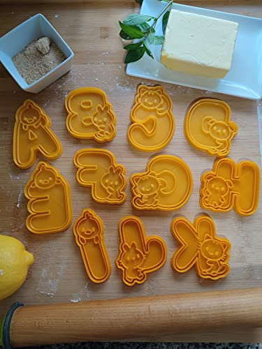 Cortadores Galletas Animales Alfabeto Impresion3d (U)