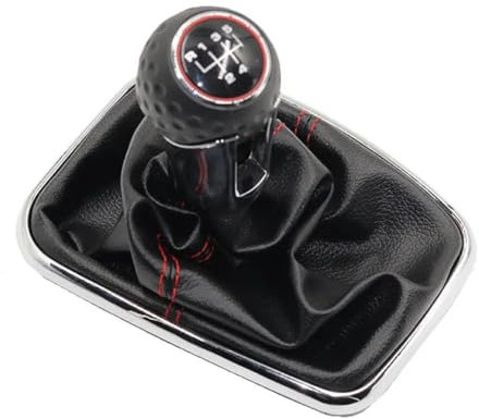 BIVVI 5/6 Gang Schaltknauf Hebel Shifter Gaitor Boot PU Leder Für Golf 4 IV MK4 GTI R32 Jetta 2003-2008