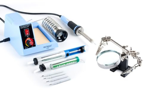 Lötstation ZD99 mit 4 versch. Lötspitzen Lötzinn 3. Hand Entlötpumpe Entlötpumpenspitze