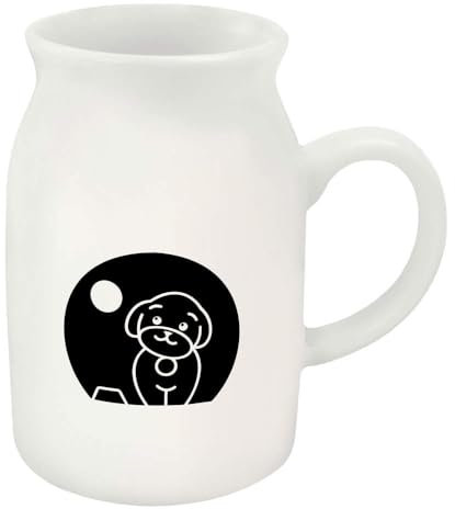 Azeeda 300ml 'Dog ' Ceramic Milk Jug (MJ00012834)