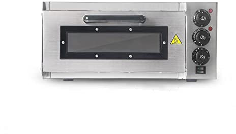 Encimera De Horno De Pizza Comercial, Horno De Pizza Eléctrico De Acero Inoxidable De 240 V 2000 W Con Piedra Para Pizza, Pizzera De Interior Multiusos Para Pretzels Caseros De Restaurante Al Horno