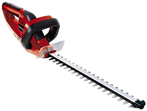 Einhell Electric Hedge Trimmer, 50cm (20 inch), Laser-Cut Diamond-Ground Steel Blades with 16mm Cutting Thickness, Lightweight Hedge Cutter, Powerful, Safe and Easy to Use GH-EH 4550