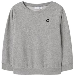 Name it kids pojkar Nkmvimo Ls Sweat Bru Noos, Grå melange, 146-152