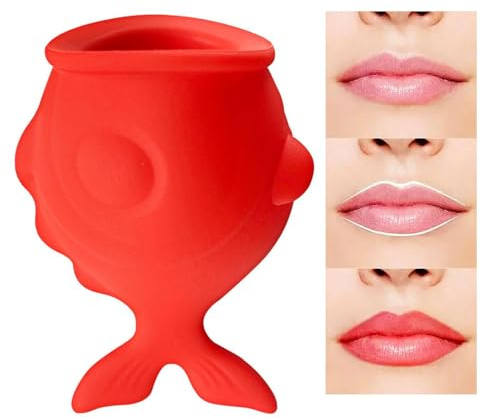 Lip Sucker Plumper - Lip Plumping Device, Compact Lip Enhancement Tool | Reusable Fish Shape Lip Sucker, Lip Plumper Tool Natural Pout Mouth Tool for Voluminous Lips and Natural Fuller Appearance