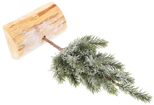 Zerodeko Kleiner Künstlicher Weihnachtsbaum Mit Holzsockel Naturgetreue Optik Dekorativer Tischschmuck Für Zuhause Weihnachtsdekoration