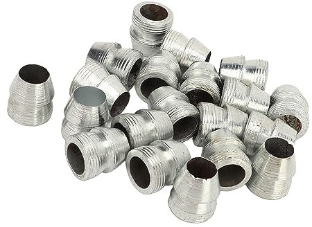 Mango Redondo de Seguridad de 20 Piezas, manija de Martillo de Acero, con Mango de Martillo de Acero, una cuña de Martillo de cuña para la manija de Trineo del Hacha del Martillo (18 mm)