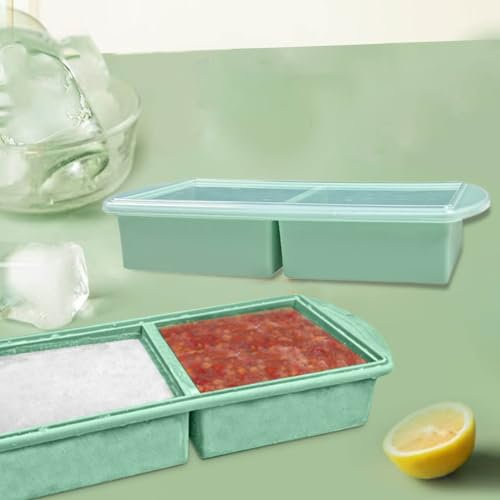 Bierkastenkühler Lid Soup Crisper Food Storage Ice Edelstahl Eiswürfel 8 Stück (A, One Size)